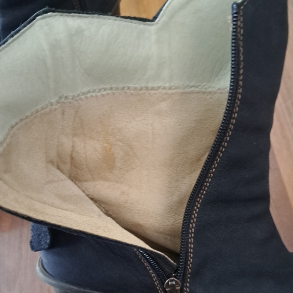 El Naturalista Dark Blue Heeled Boots - Picture 5 of 6